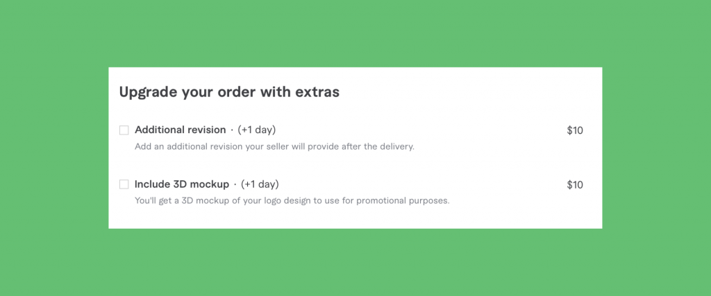 How to order a gig on Fiverr; Step 3