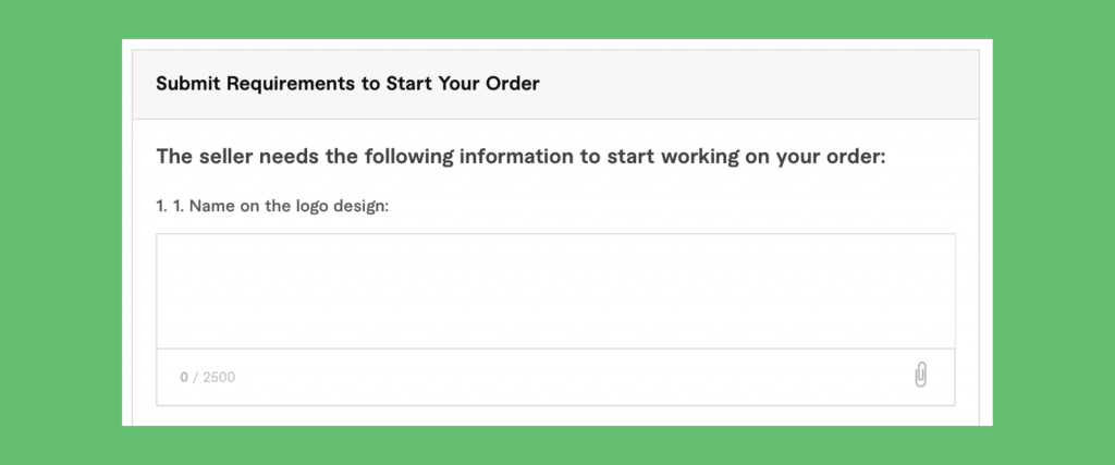 how to order a gig on fiverr step 5