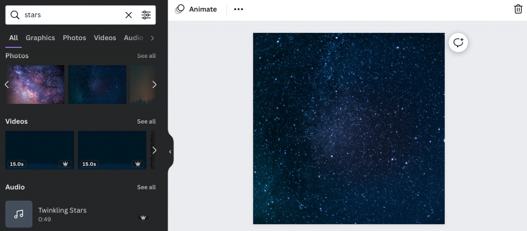 How to make the Star Wars font in Canva. Step 1