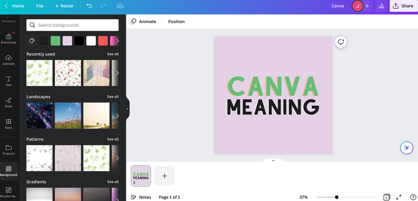 What is the meaning of Canva? Defined